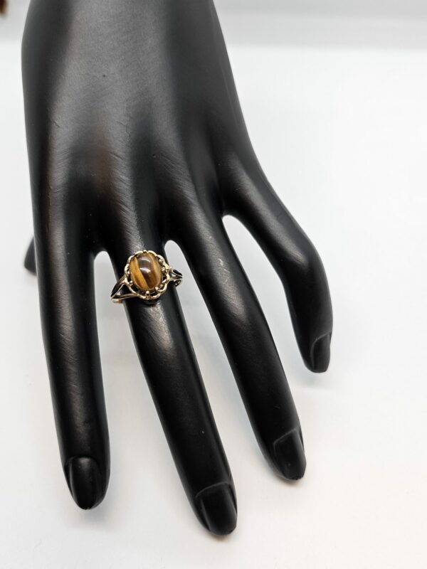 Gold Tigers Eye Ring - Image 5