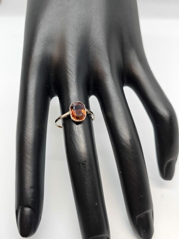 Amber Gold Ring - Image 3