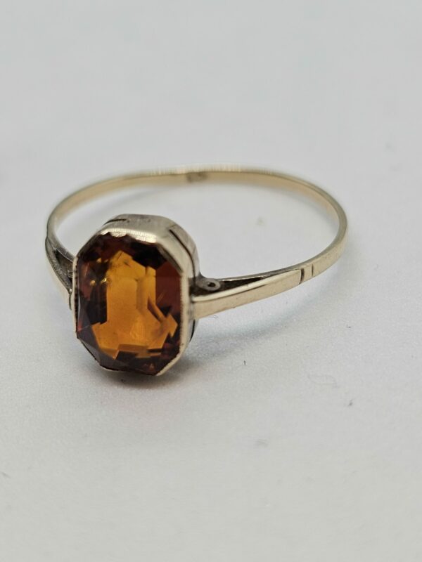 Amber Gold Ring - Image 4