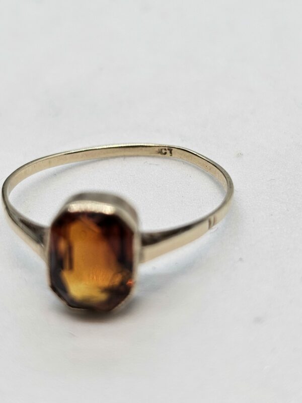 Amber Gold Ring - Image 2