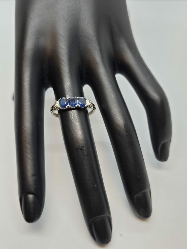 Sapphire White Gold Ring - Image 2