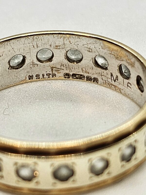 Gold Eternity Ring - Image 2