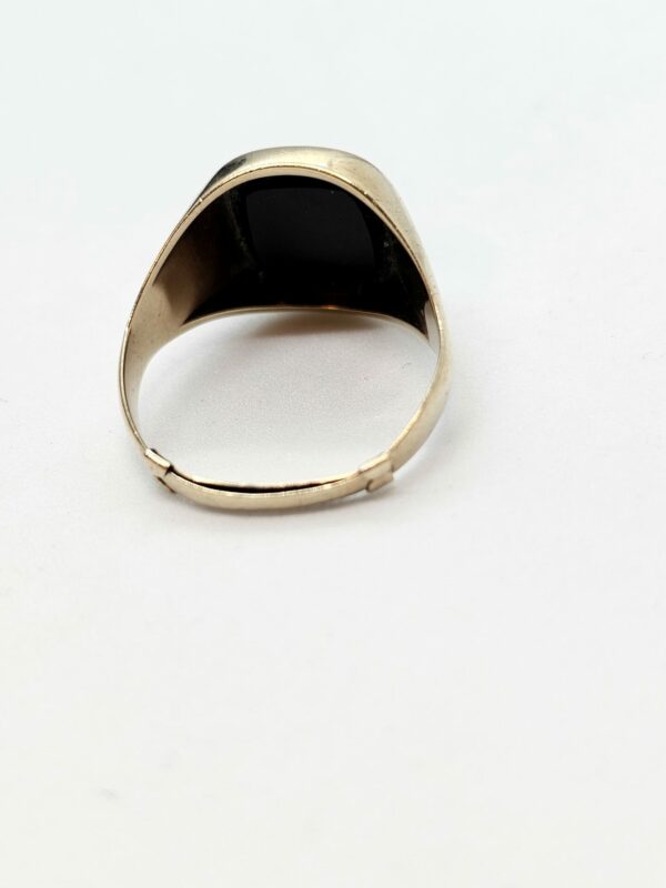 Black Onyx Signet Ring - Image 2