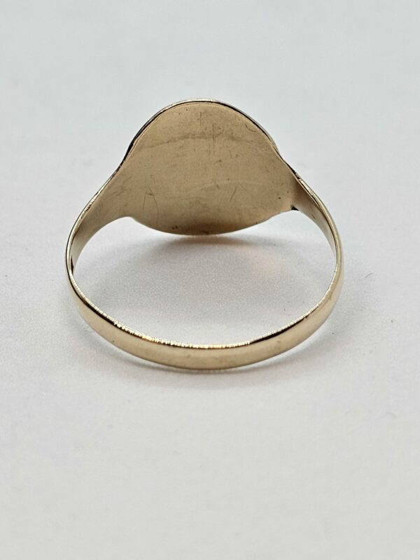 Vintage Gold Signet Ring - Image 3