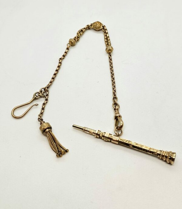 Antique Gold Albertina Chain