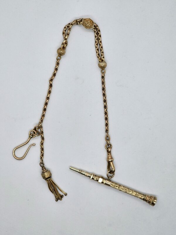 Antique Gold Albertina Chain - Image 8