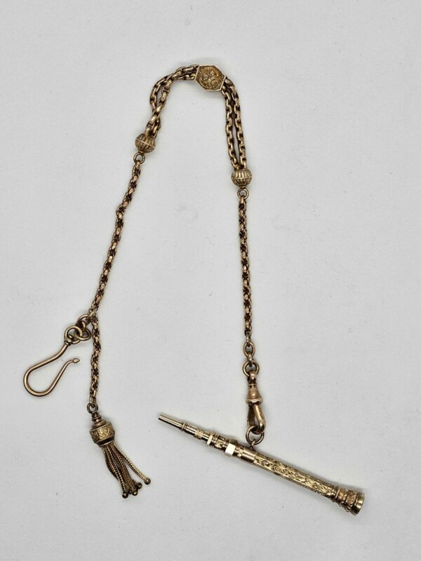 Antique Gold Albertina Chain - Image 7