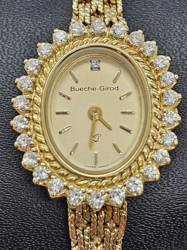 Bueche Girod Gold & Diamond Watch - Image 6