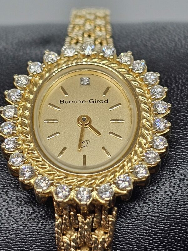 Bueche Girod Gold & Diamond Watch - Image 5