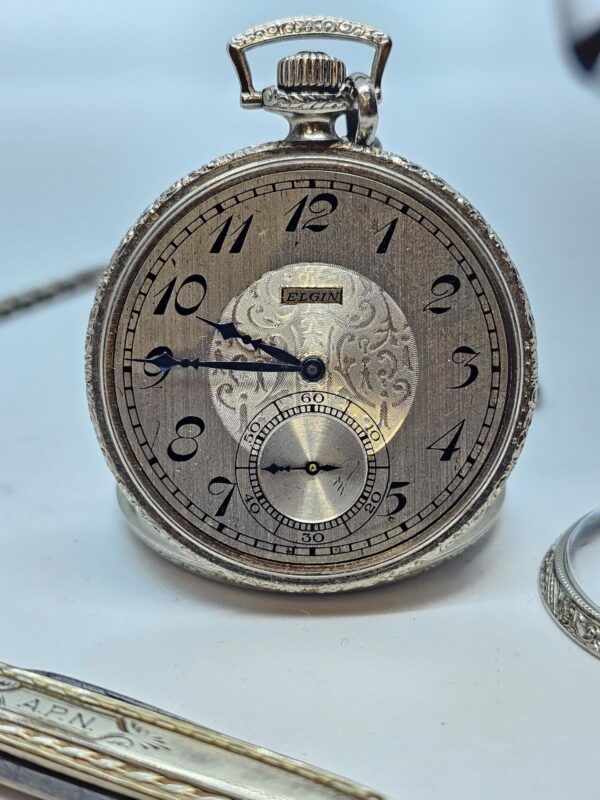 Elgin 14k goldfilled Pocket watch - Image 3