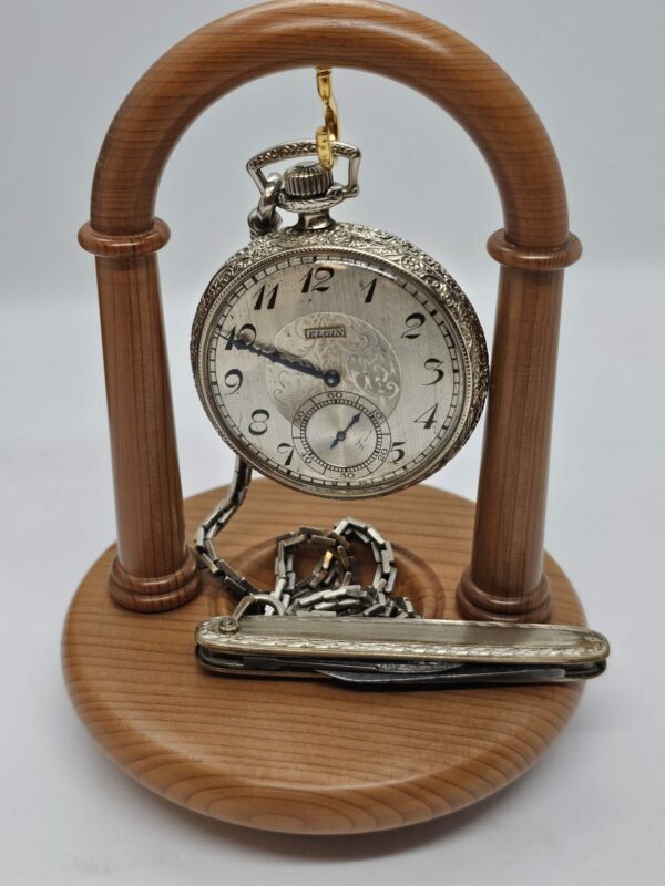 Elgin 14k goldfilled Pocket watch - Image 7