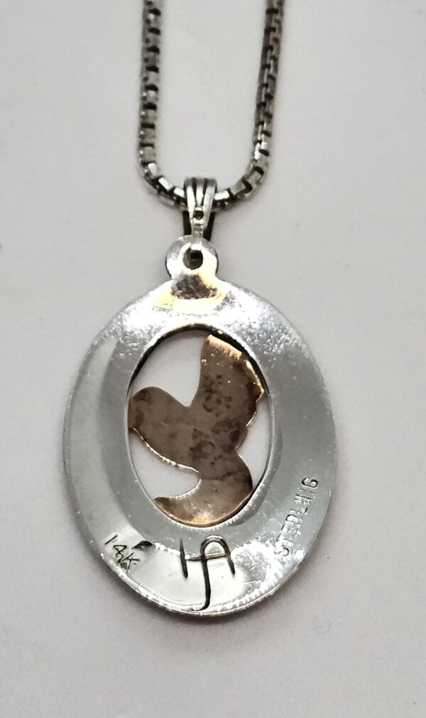 Iona Silver and Gold John Hart Pendant - Image 3