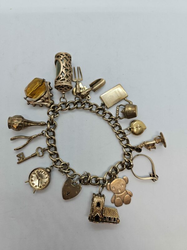 9ct Gold Charm Bracelet