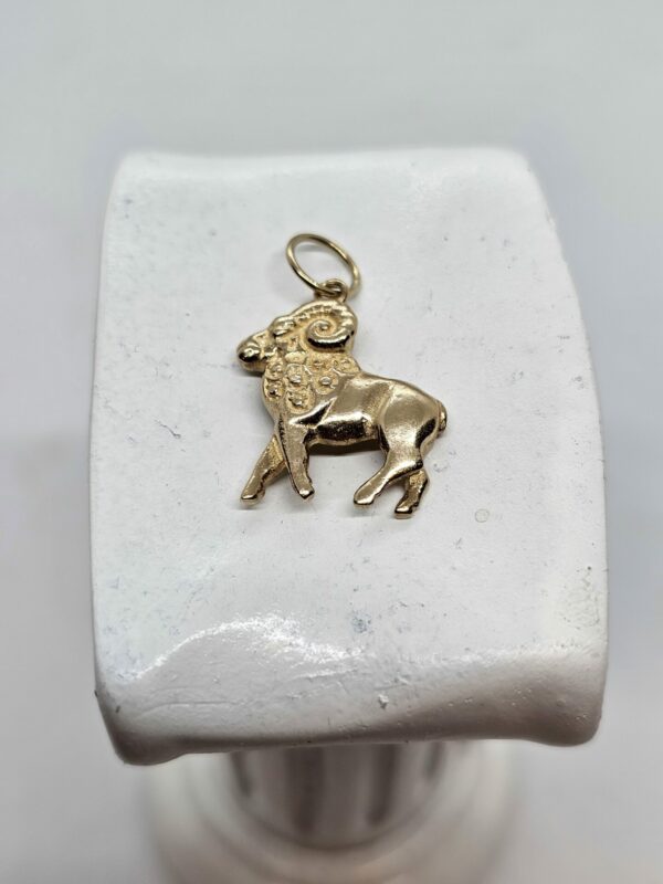 Gold Ram Pendant