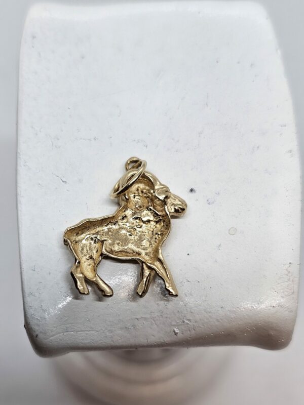 Gold Ram Pendant - Image 2