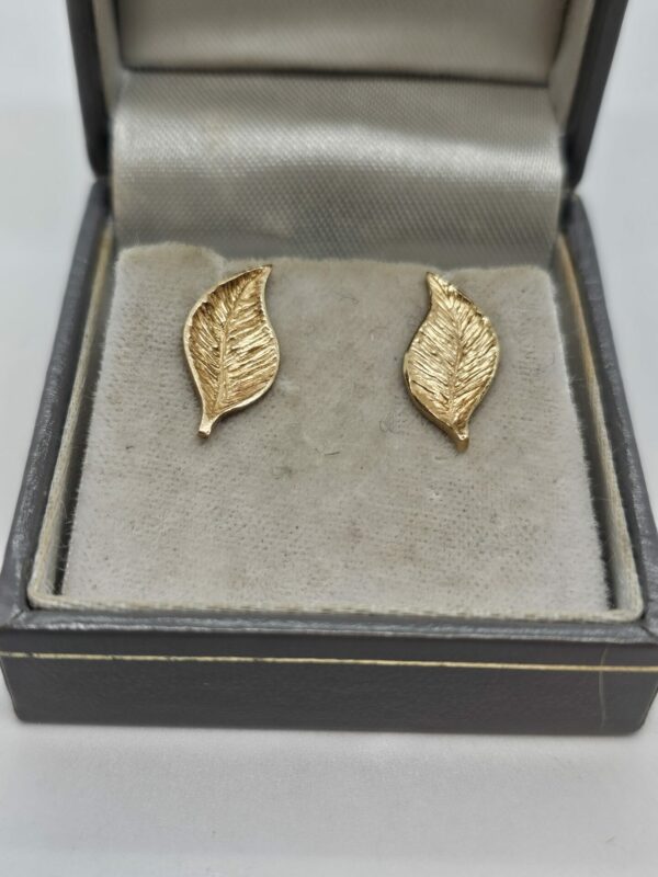 Gold Leaf Earrings