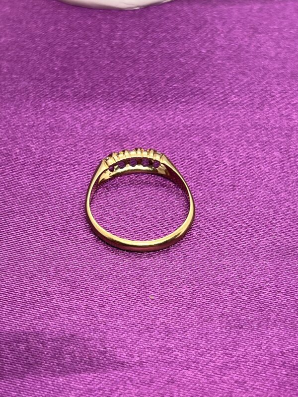 18ct gold diamond ring vintage - Image 3