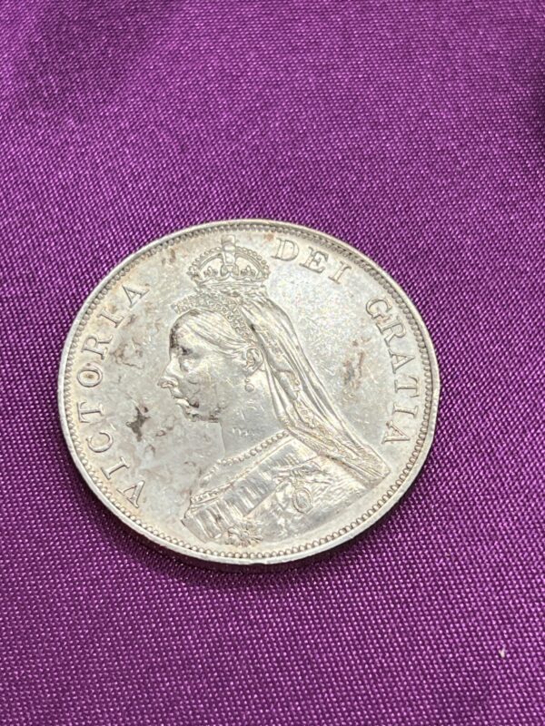 1890 queen Victoria double florin