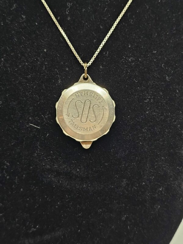 SOS Talisman St Christopher pendant and chain - Image 6