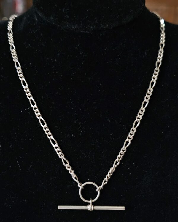 Silver T-bar Necklace