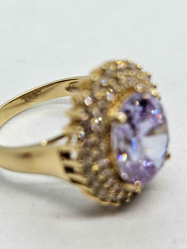 14ct gold stunning Dress Ring - Image 4