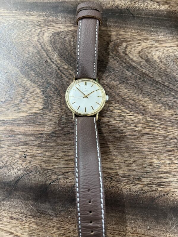 Zenith 28800 hi beat 9ct gold gents watch - Image 2