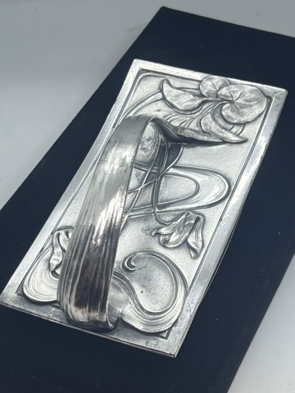 Art nouveau wmf silver plated ink blotter - Image 3