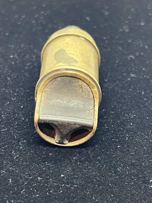 Antique pig nose brass whistle - Image 2