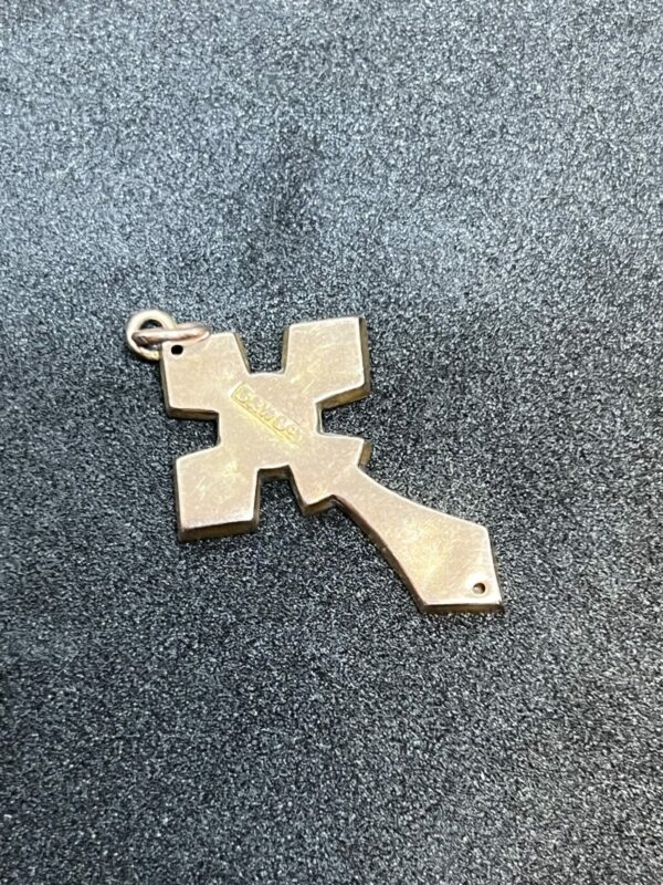 Victorian 9ct gold cross pendant - Image 3