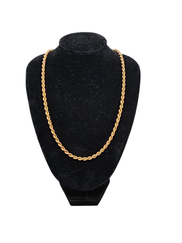 9ct Gold Rope Chain 18"