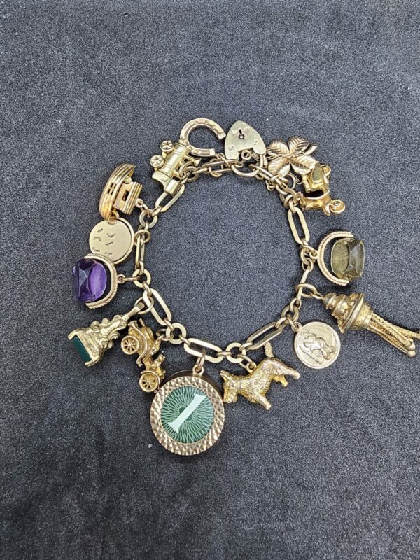 9ct Charm Bracelet Gold