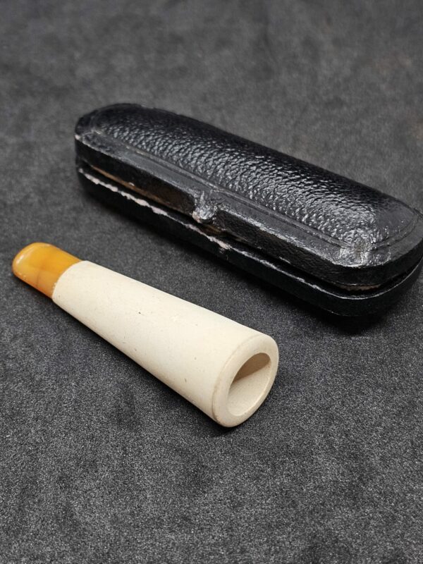 Clay and Amber Cheroot Holder - Image 2