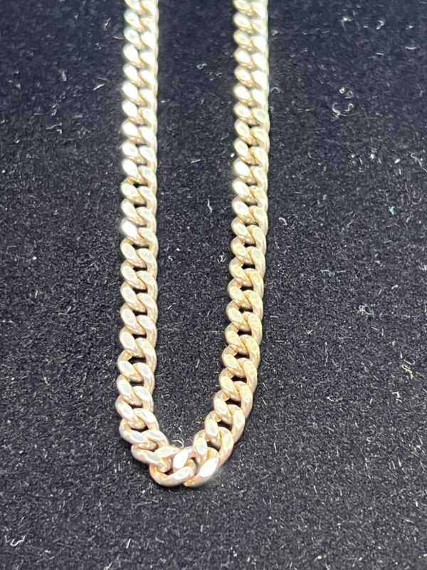 18ct gold curb chain - Image 2