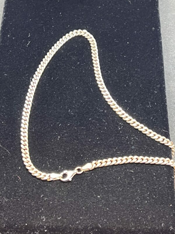 18ct gold curb chain - Image 4