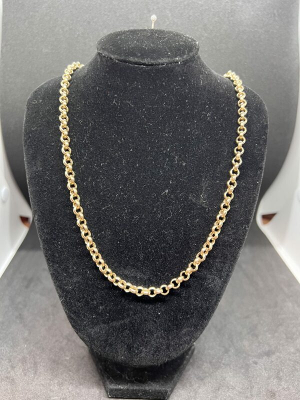 9ct gold belcher chain