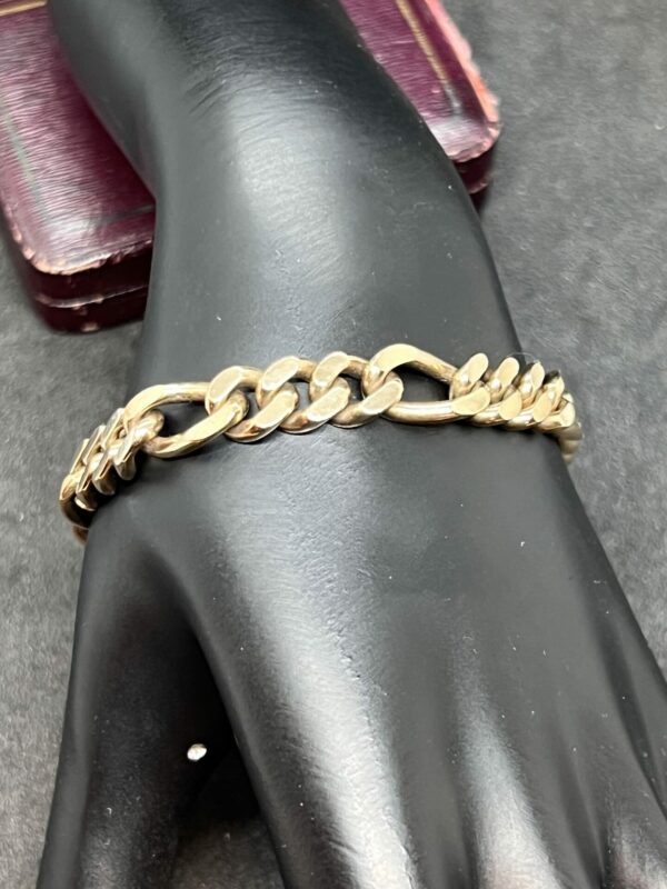 9ct gold curb bracelet