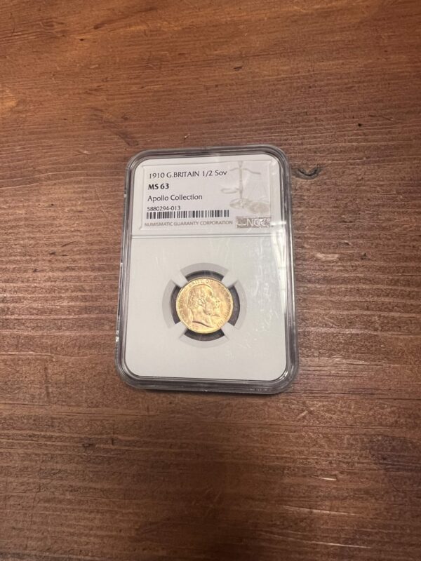 Ngc graded 1910 half sovereign - Image 2