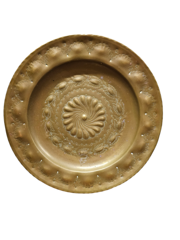 Brass 19th Century Alms Dish