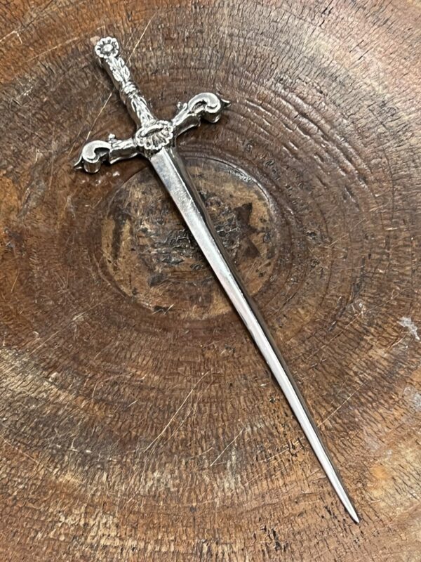 Robert Allison silver letter opener sword - Image 5