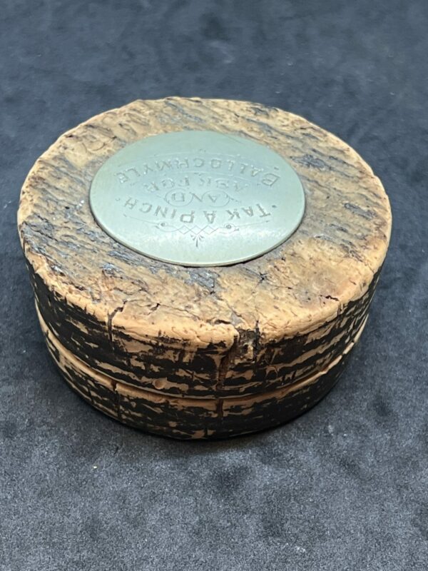 Rare Treen Whisky Advertising Snuff Ballochmyle - Image 3