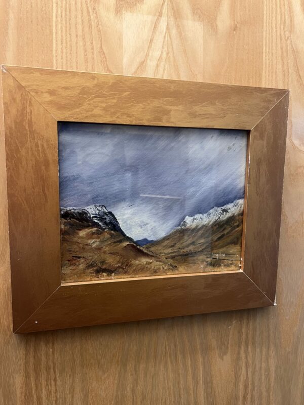 Glen Coe oil painting by Peter mylles