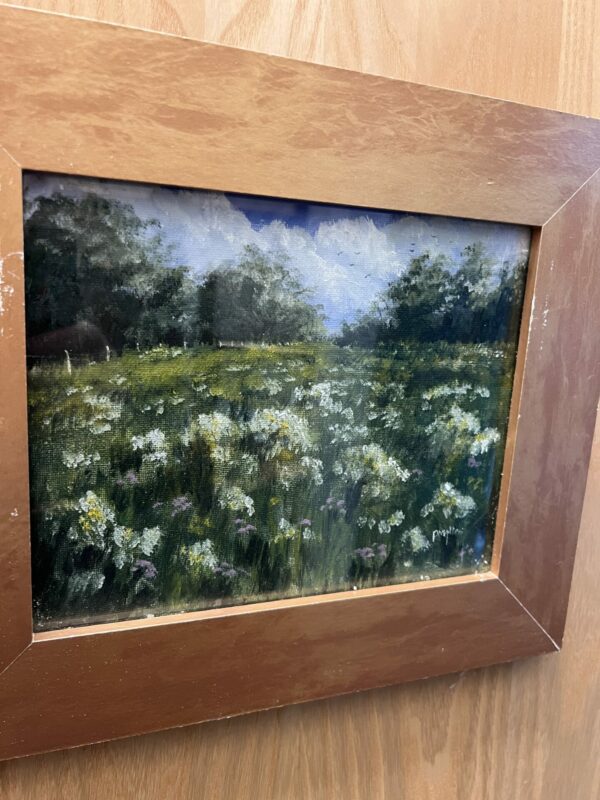 Wild meadow by Peter mylles oil painting