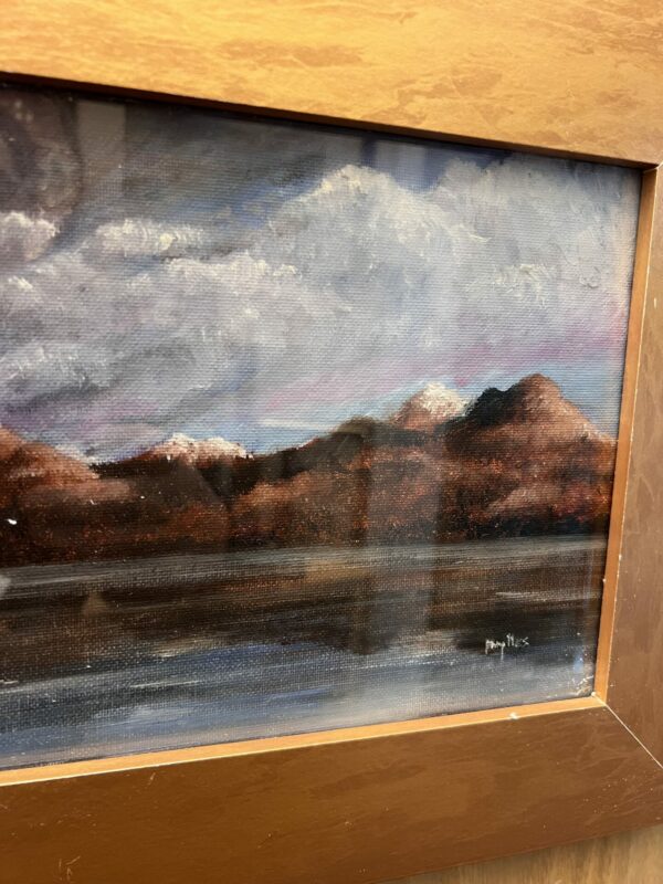 Dusk over torridon oil painting by Peter mylles - Image 2