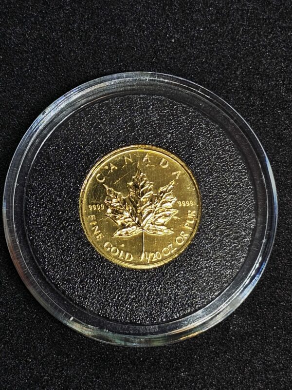 1/20 oz Gold CANADA 1 Dollar 1994 MAPLE LEAF