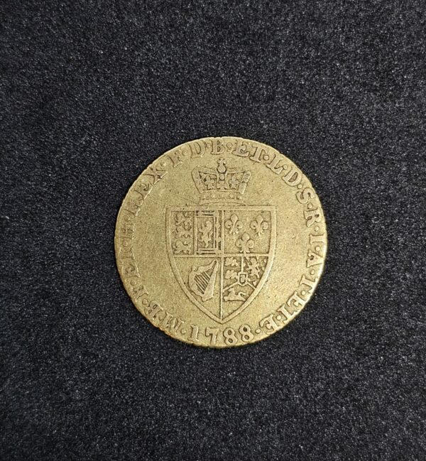 1788 Gold Half Guinea Coin George III