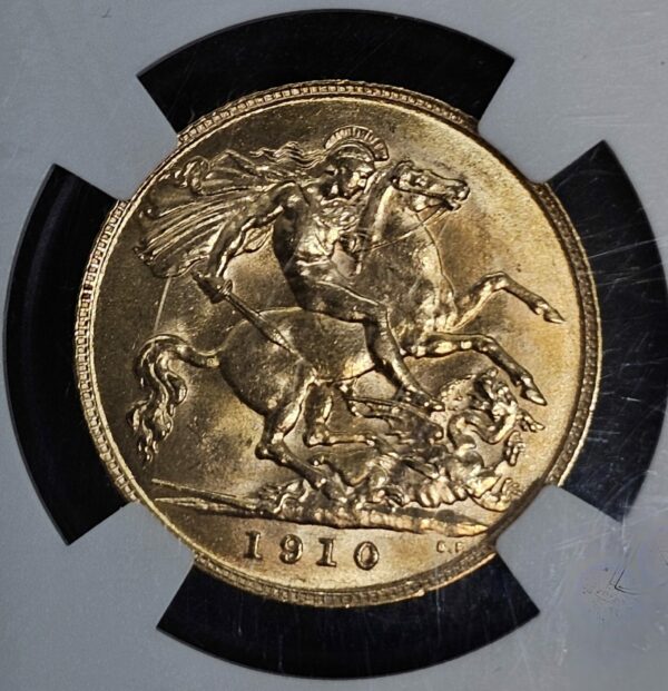 1910 Gold Half Sovereign Edward VII