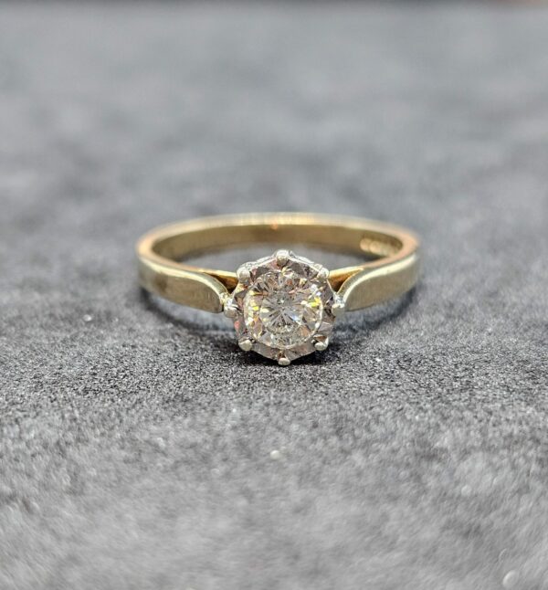 .5 Solitaire Diamond 9ct Gold - Image 4