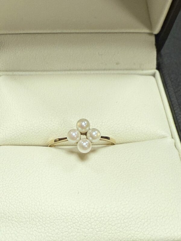 9ct gold and Pearl ring - Image 3